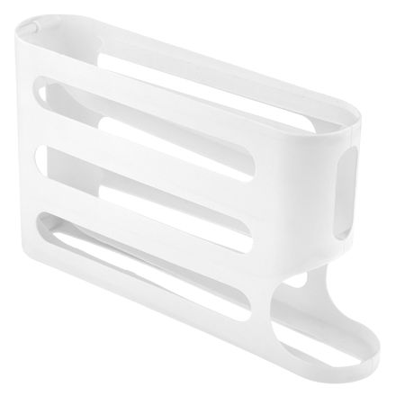 Контейнер для яиц пластмассовый "Горка" 32х6,7х18см, 4 яруса, полипропилен, белый, в коробке (Китай)